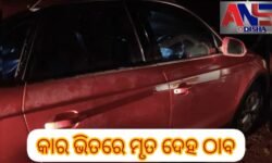 କାର ଭିତରେ ମୃତ ଦେହ ଠାବ